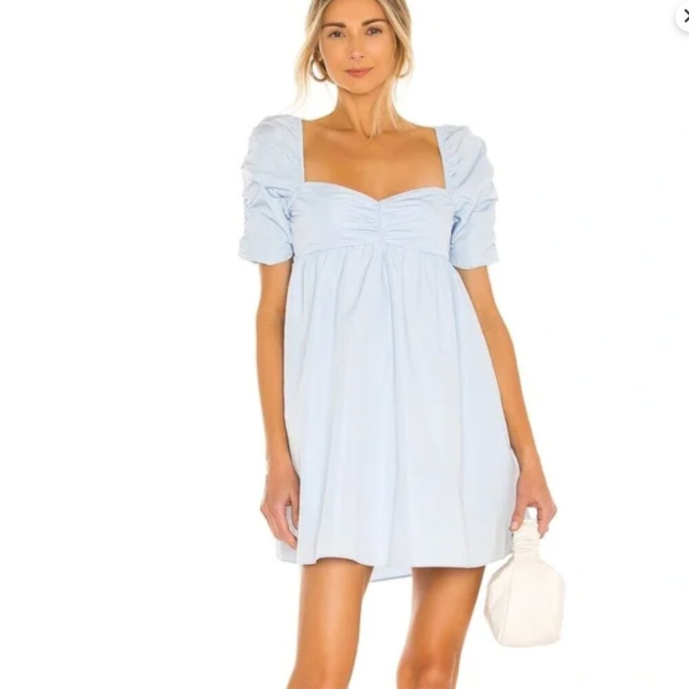 Amanda Uprichard Blue Ariana Dress Size M